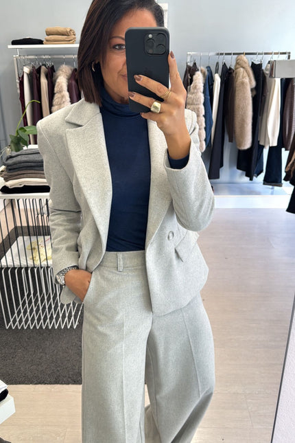 Giacca grigio melange