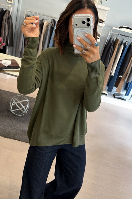 Lupetto oversize Khaki Kn