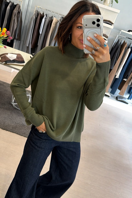 Lupetto oversize Khaki Kn