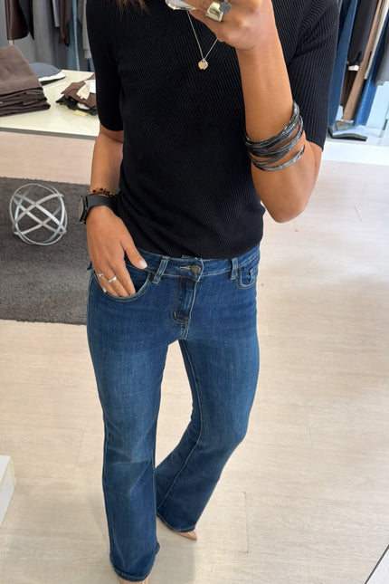 Jeans Flare denim medio cc