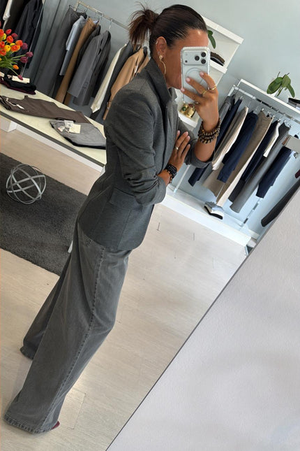 Jeans grigio palazzo kk
