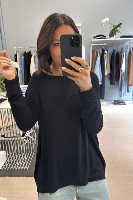 Scollo barca over nero