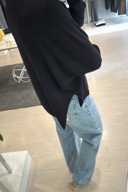 Lupetto kimono nero kn