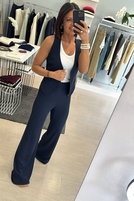 Gilet completo blu kn