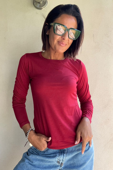 Maglia basica manica lunga