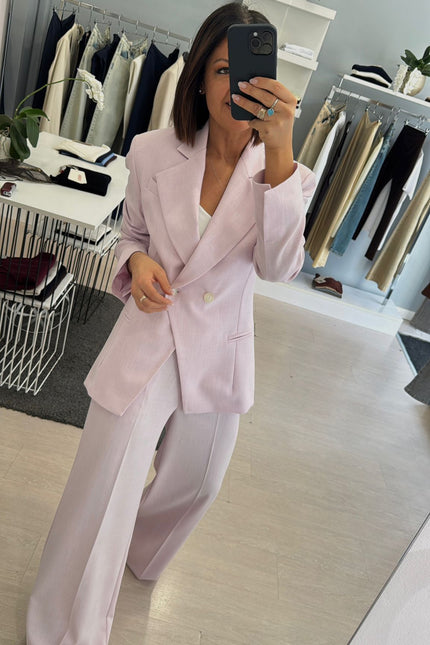 Giacca completo melange rosa kk