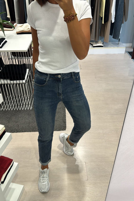 Jeans slim fit scuro