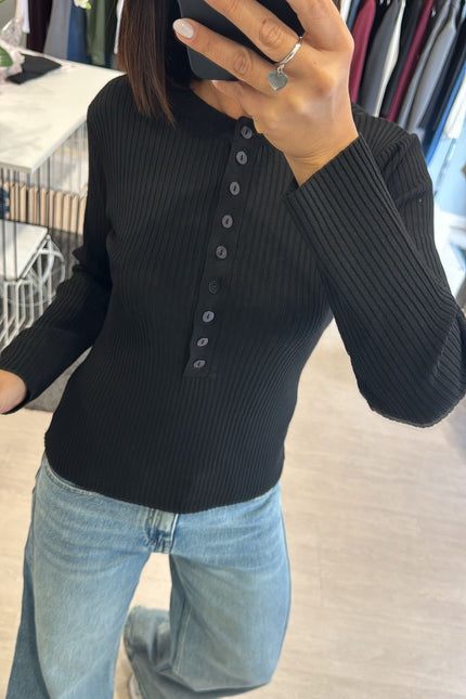 Girocollo serafino nero