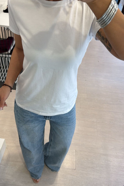 T-shirt regular bianca cc