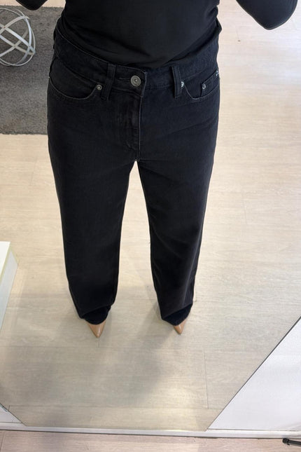 Jeans gamba dritta Nero Ic