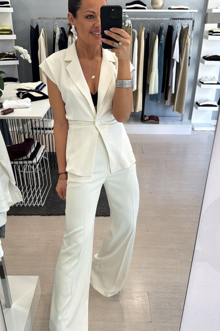 Gilet completo bianco kk