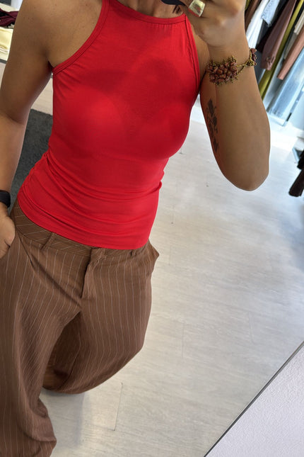 Canotta rossa kk