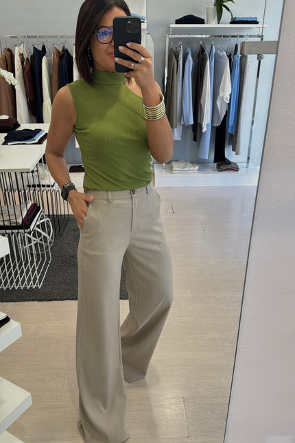 Pantalone completo sabbia