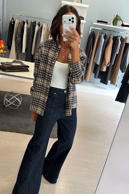 Camicia check blue cc
