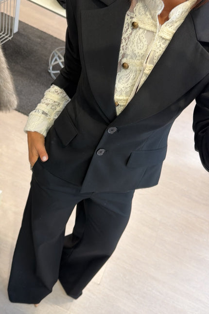 Giacca slim completo Nero Kn