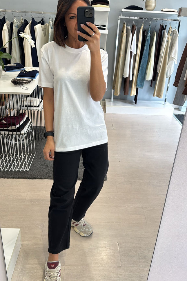 T-shirt bianca regular kn