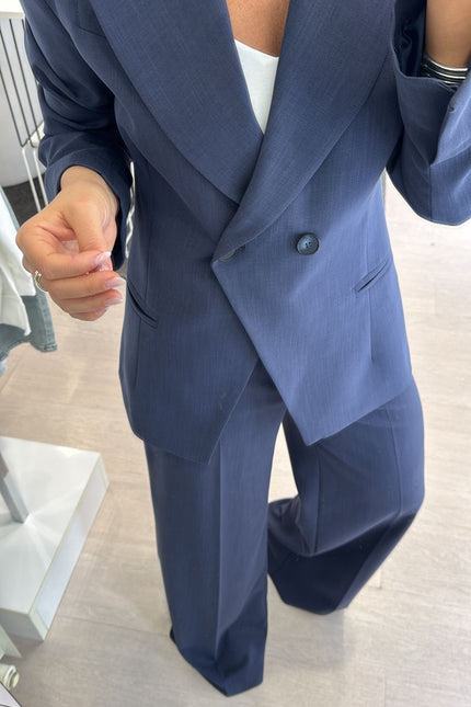 Giacca completo melange blue kk