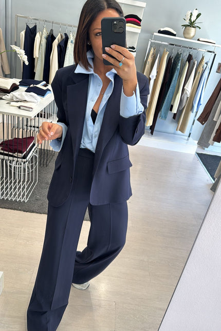 Camicia punto luce azzurra