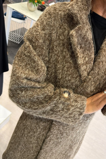 Cappotto Mid-Lenght Bouclè Ak
