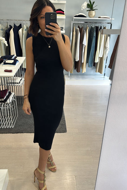 Abito Cut Out Nero kn