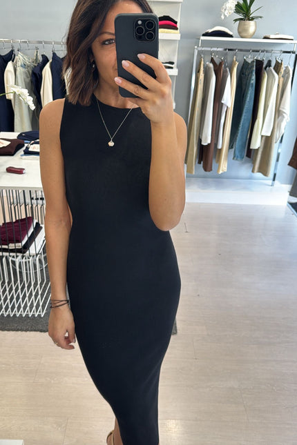 Abito Cut Out Nero kn