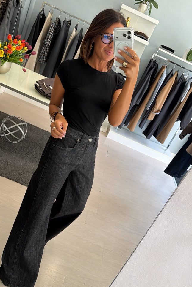 Jeans nero sfumato kk