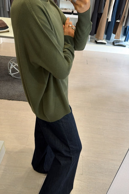 Lupetto oversize Khaki Kn