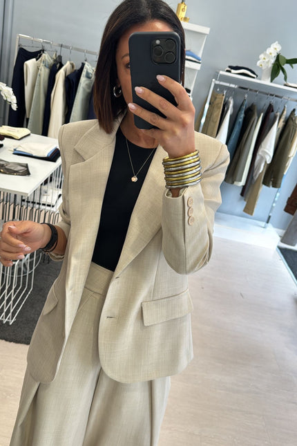 Giacca completo sabbia