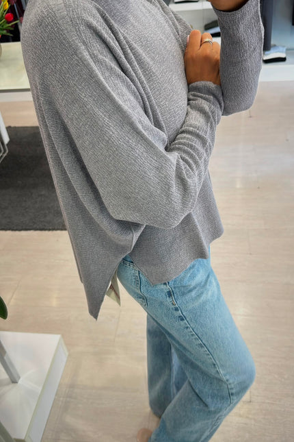 Lupetto kimono grigio kn