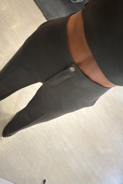 Pantalone completo punto milano verde militare kn