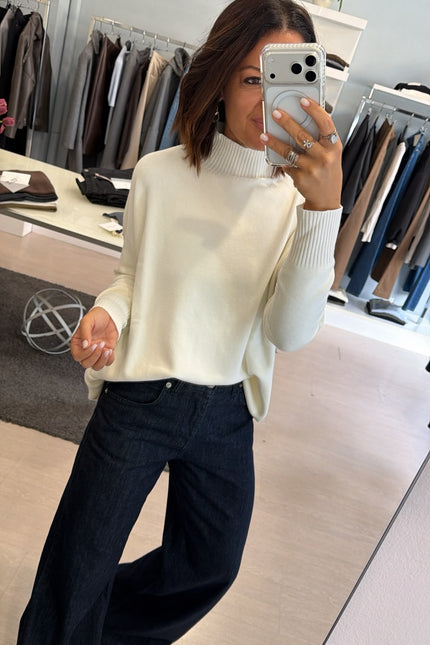 Lupetto oversize Bianco Kn