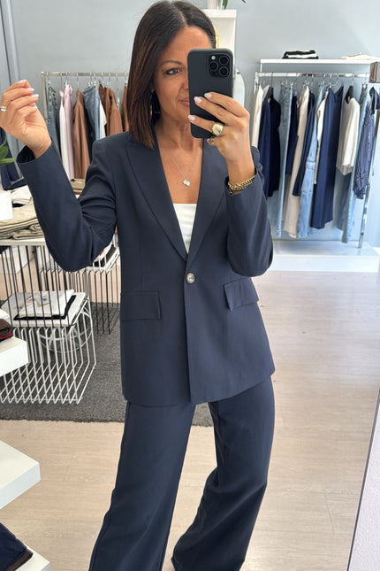 Giacca completo blu navy ak