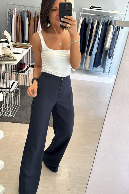 Pantalone completo blu navy ak