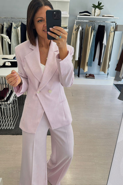 Giacca completo melange rosa kk