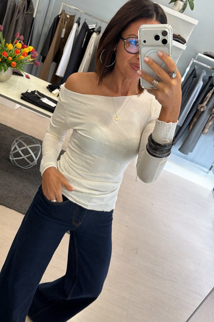 Maglia bianca fiammata kk