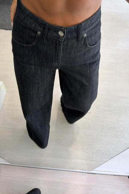 Jeans nero sfumato kk