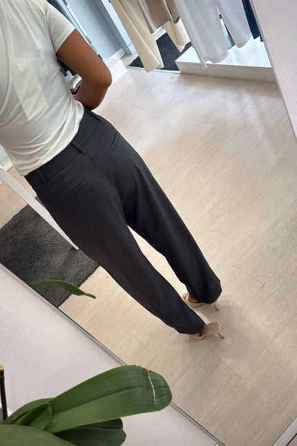 Pantalone baggy completo overshirt grigio piombo ak