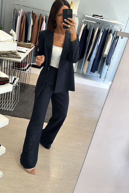 Pantalone completo blu navy ak