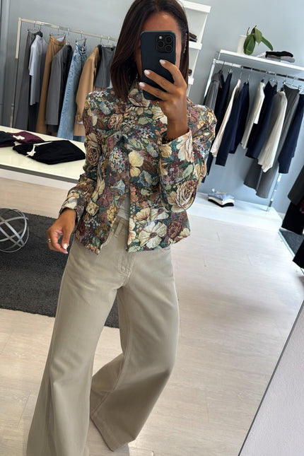 Jeans wide leg sabbia kk
