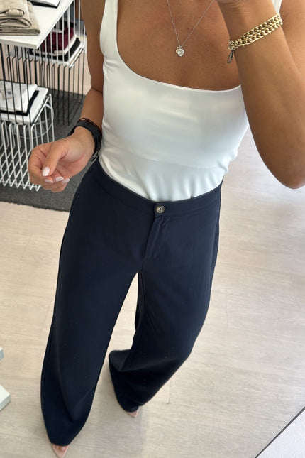 Pantalone completo blu navy ak