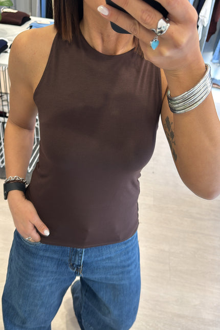 Canotta americana cioccolato