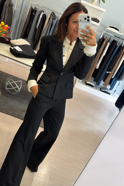 Giacca slim completo Nero Kn