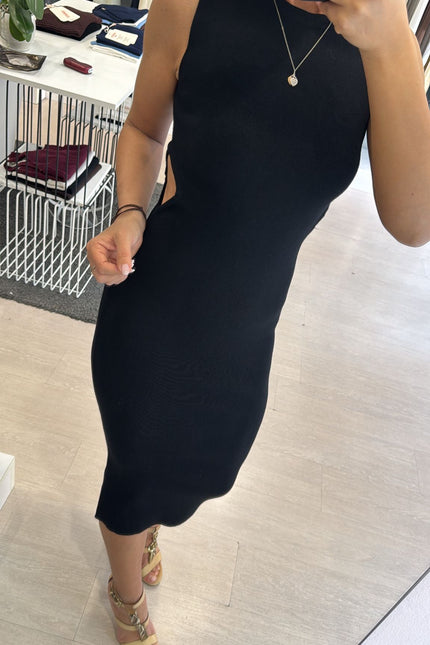Abito Cut Out Nero kn
