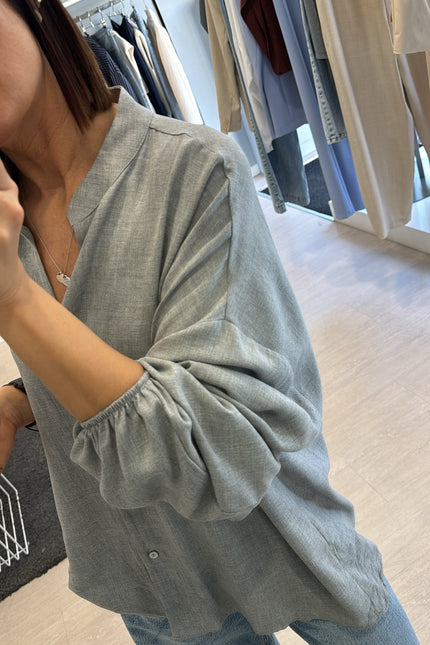 Camicia melange grigia cc