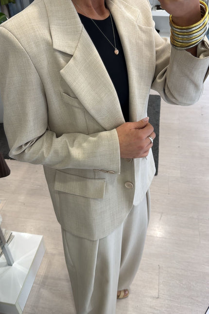 Giacca completo sabbia