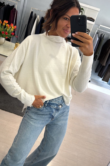 Lupetto kimono bianco kn