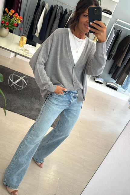 Cardigan over grigio kn