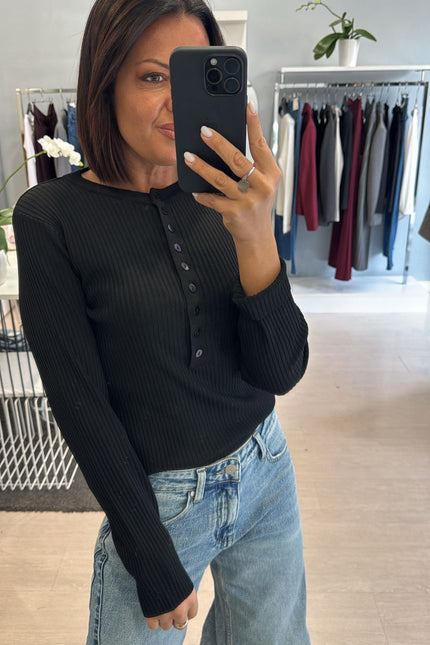 Girocollo serafino nero