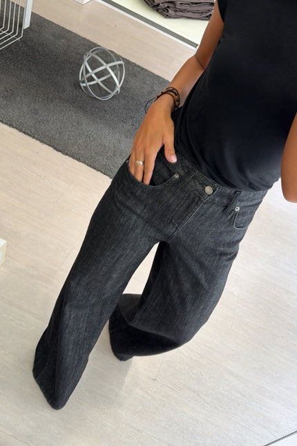 Jeans nero sfumato kk