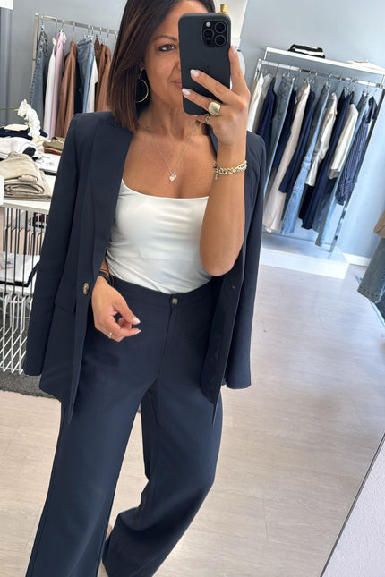 Pantalone completo blu navy ak